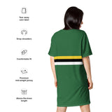 Dominica Flag T-shirt dress - Conscious Apparel Store