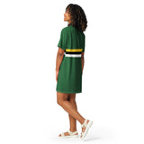 Dominica Flag T-shirt dress - Conscious Apparel Store