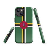 Dominica Flag Tough Case for iPhone® - Conscious Apparel Store