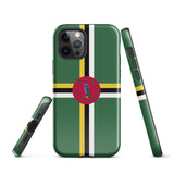 Dominica Flag Tough Case for iPhone® - Conscious Apparel Store