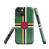 Dominica Flag Tough Case for iPhone® - Conscious Apparel Store