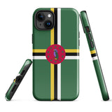 Dominica Flag Tough Case for iPhone® - Conscious Apparel Store