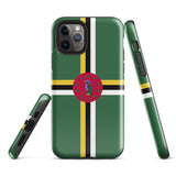 Dominica Flag Tough Case for iPhone® - Conscious Apparel Store