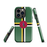 Dominica Flag Tough Case for iPhone® - Conscious Apparel Store