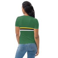 Dominica Flag Women's T-shirt - Conscious Apparel Store