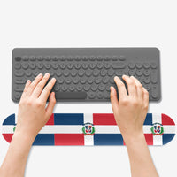 Dominican Republic Flag Keyboard Wrist Rest Pad - Conscious Apparel Store