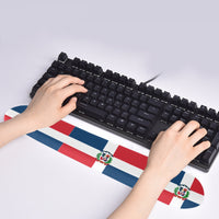 Dominican Republic Flag Keyboard Wrist Rest Pad - Conscious Apparel Store