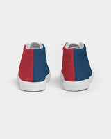 Dominican Republic Flag Kids Hightop Canvas Sneakers - Conscious Apparel Store