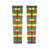 Ethiopia Flag Arm Sleeves (Set of Two) - Conscious Apparel Store