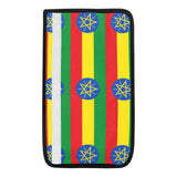 Ethiopia Flag Car Seat Belt Cover 7''x12.6'' (Pack of 2) - Conscious Apparel Store