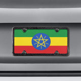 Ethiopia Flag Custom License Plate - Conscious Apparel Store