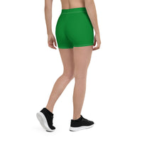 Ethiopia Flag Green Leggings Shorts - Conscious Apparel Store