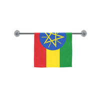 Ethiopia Flag Hand Towel 16"x28" - Conscious Apparel Store