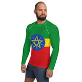 Ethiopia Flag Men's Rash Guard - Conscious Apparel Store