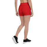 Ethiopia Flag Red Leggings Shorts - Conscious Apparel Store