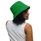 Ethiopia Flag Reversible bucket hat - Conscious Apparel Store