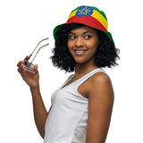 Ethiopia Flag Reversible bucket hat - Conscious Apparel Store