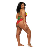 Ethiopia Flag string bikini - Conscious Apparel Store