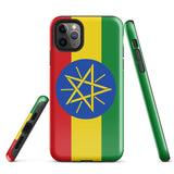 Ethiopia Flag Tough Cellphone Case for iPhone® - Conscious Apparel Store