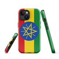 Ethiopia Flag Tough Cellphone Case for iPhone® - Conscious Apparel Store