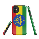 Ethiopia Flag Tough Cellphone Case for iPhone® - Conscious Apparel Store