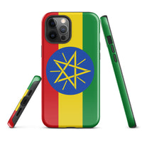 Ethiopia Flag Tough Cellphone Case for iPhone® - Conscious Apparel Store