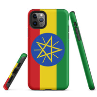 Ethiopia Flag Tough Cellphone Case for iPhone® - Conscious Apparel Store