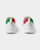 Ethiopia Flag Women's Two-Tone Sneaker - Conscious Apparel Store