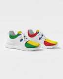 Ethiopia Flag Women's Two-Tone Sneaker - Conscious Apparel Store