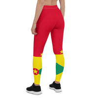 Grenada Flag Leggings - Conscious Apparel Store