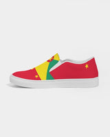 Grenada Flag Women's Slip-On Canvas Shoe - Conscious Apparel Store