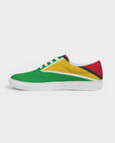 Guyana Flag Men's Lace Up Canvas Shoe - Conscious Apparel Store