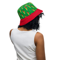 Guyana Flag Reversible bucket hat - Conscious Apparel Store