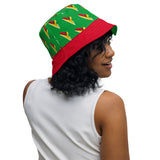 Guyana Flag Reversible bucket hat - Conscious Apparel Store