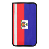 Haiti Flag Car Seat Belt Cover 7''x12.6'' (Pack of 2) - Conscious Apparel Store