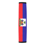 Haiti Flag Car Seat Belt Cover 7''x12.6'' (Pack of 2) - Conscious Apparel Store