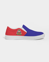 Haiti Flag Men's Slip-On Canvas Shoe - Conscious Apparel Store