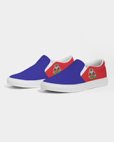 Haiti Flag Men's Slip-On Canvas Shoe - Conscious Apparel Store