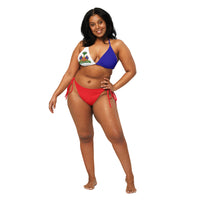 Haiti Flag string bikini - Conscious Apparel Store