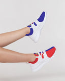 Haiti Flag Women's Two-Tone Sneaker - Conscious Apparel Store