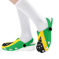 Jamaica Flag Kids Clogs - Conscious Apparel Store