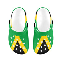 Jamaica Flag Kids Clogs - Conscious Apparel Store