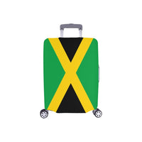 Jamaica Flag Luggage Cover/Small 18"-21" - Conscious Apparel Store