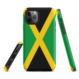 Jamaica Flag Tough Cellphone Case for iPhone® - Conscious Apparel Store