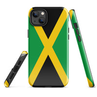 Jamaica Flag Tough Cellphone Case for iPhone® - Conscious Apparel Store