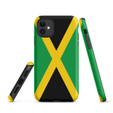 Jamaica Flag Tough Cellphone Case for iPhone® - Conscious Apparel Store