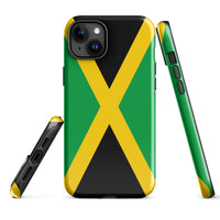 Jamaica Flag Tough Cellphone Case for iPhone® - Conscious Apparel Store