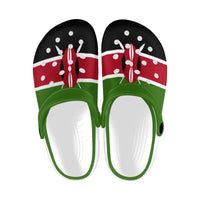 Kenya Flag Clogs - Conscious Apparel Store