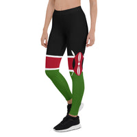 Kenya Flag Leggings - Conscious Apparel Store