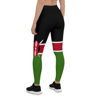 Kenya Flag Leggings - Conscious Apparel Store